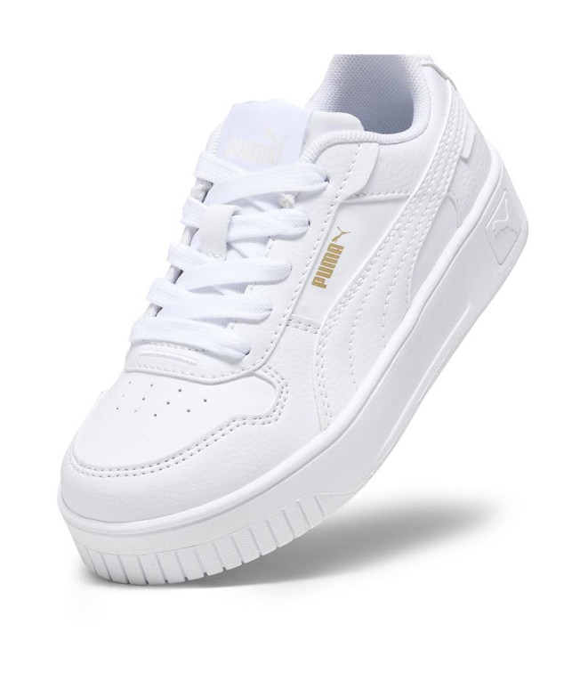 Sapatilhas da Puma Carina Street Infantil Branca