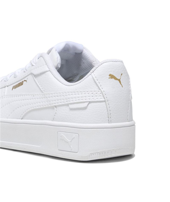 Sapatilhas da Puma Carina Street Infantil Branca