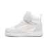 Sapatilhas da Puma Rebound V6 Mid Infantil Branca