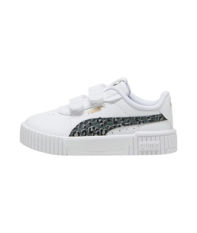 Chaussures Puma Carina 2.0 Animal Up White Enfant