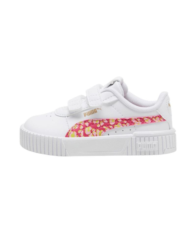 Chaussures Puma Carina 2.0 Animal Up White Enfant