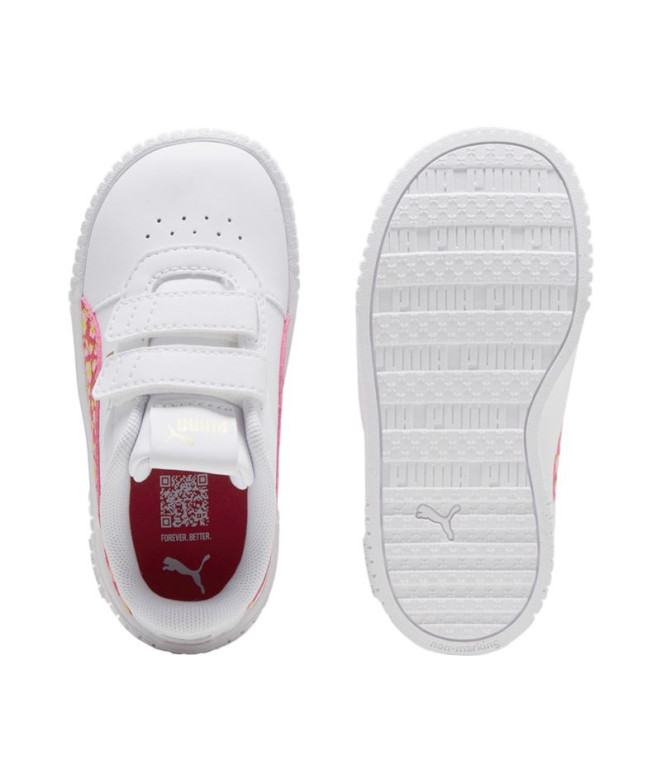 Chaussures Puma Carina 2.0 Animal Up White Enfant