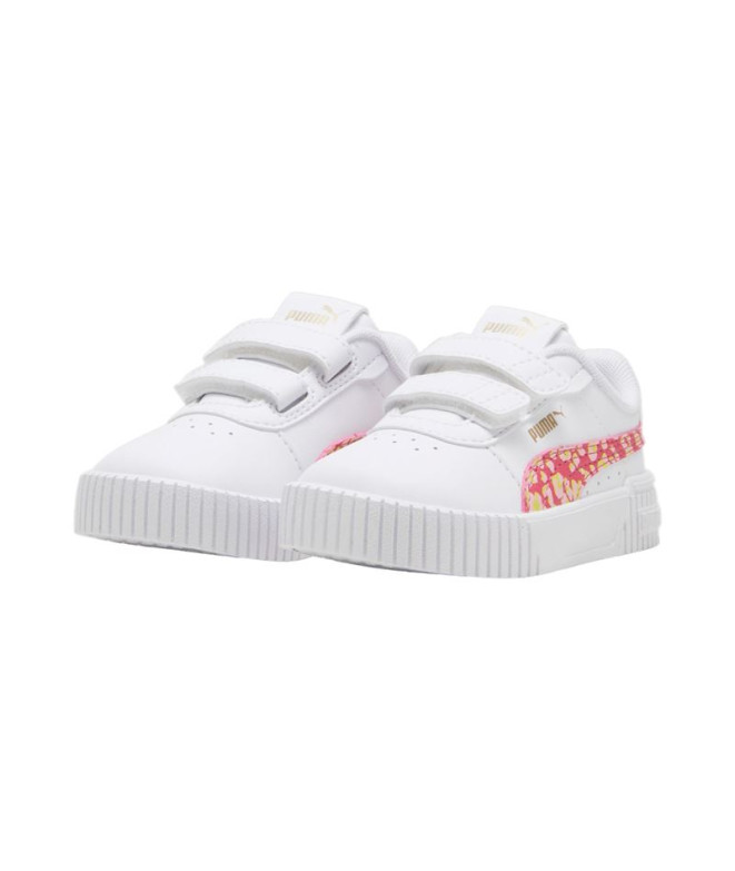 Chaussures Puma Carina 2.0 Animal Up White Enfant