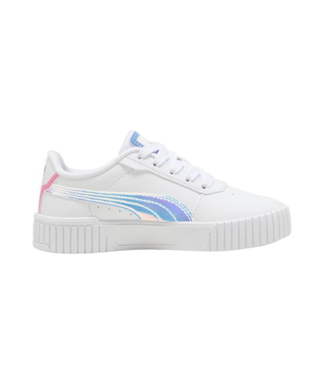 Sapatilhas Puma Carina 2.0 Deep Dive Branco Infantil