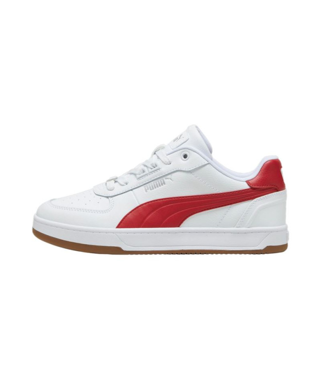 Chaussures Puma Caven 2.0 Lux Blanc/Rouge Homme
