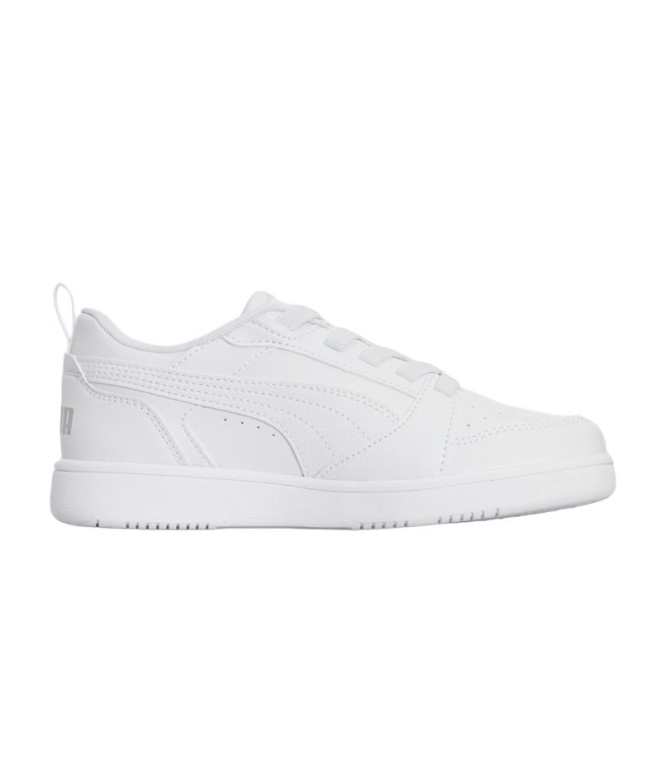 Chaussures Puma Rebound V6 Low White Enfant