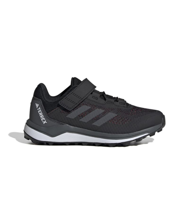 Chaussures de Montagne adidas Terrex Agravic Flow Hook-And-Loop Enfant Noir