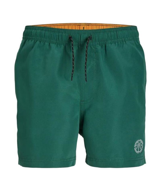 Maillot de bain Jack & Jones Jpstfiji Jjswim Solid Ly Jnr Dark Green