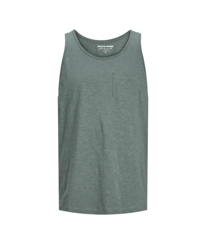 T-shirt Jack & Jones Jortampa Slub Haut Vert