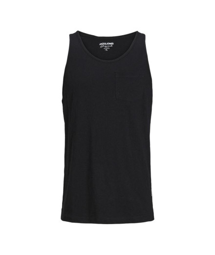 T-shirt Homme Jack And Jones tampa Slub Noir