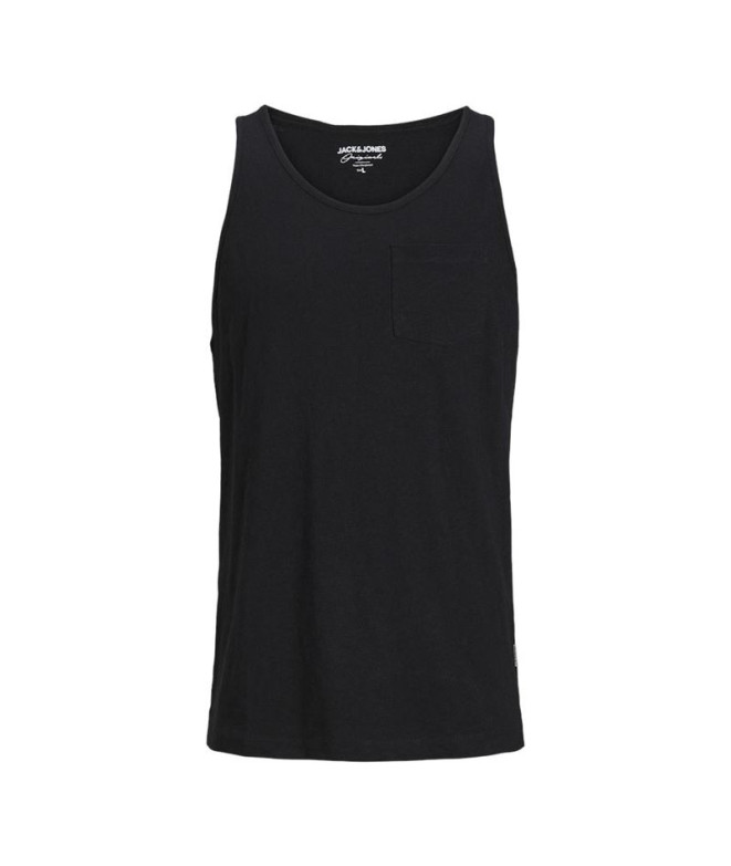 Camiseta Jack And Jones tampa Slub Homem Preto