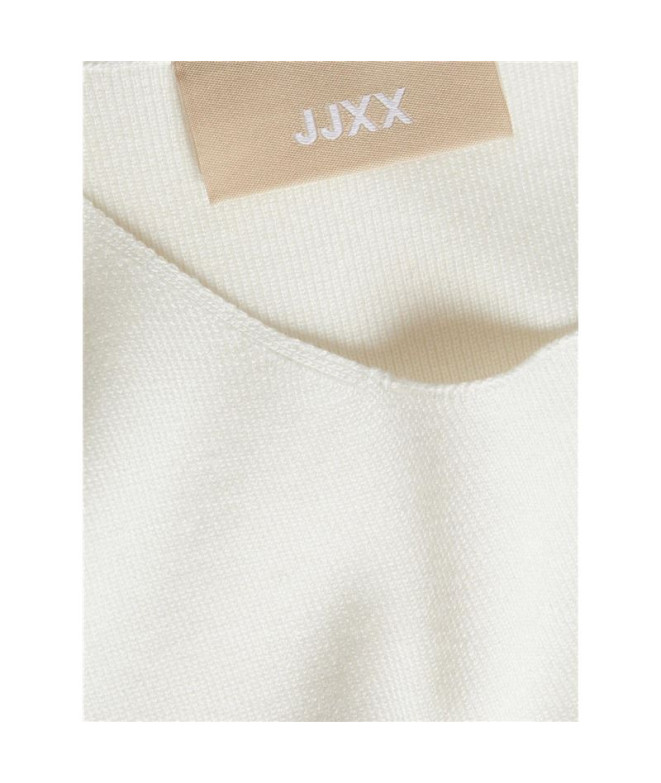 T-shirt Haut Jack & Jones Jxdahlia Knit White