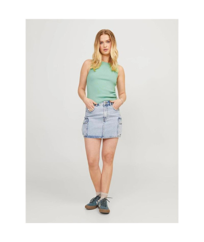 T-shirt Haut Jack & Jones Jxdahlia Knit Green