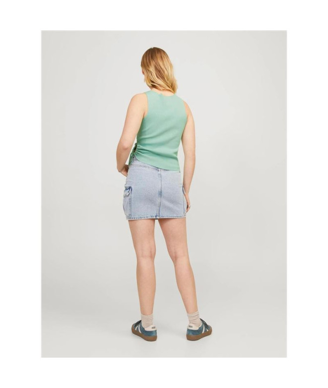 T-shirt Haut Jack & Jones Jxdahlia Knit Green