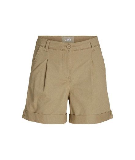 Pantalones Jack & Jones Jxmaddy Rlx Ctn Hw Beige