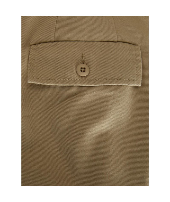 Pantalons Jack & Jones Jxmaddy Rlx Ctn Hw Beige