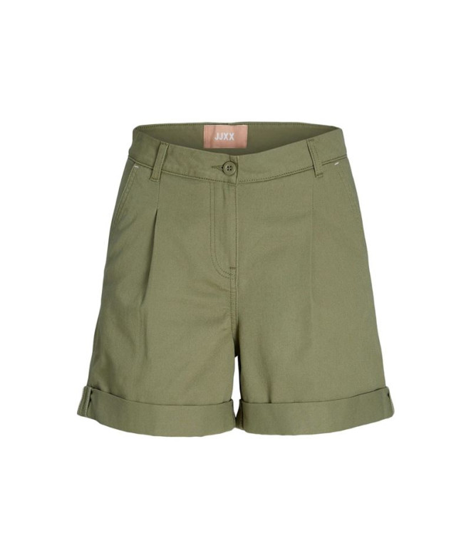 Calça Jack & Jones Jxmaddy Rlx Ctn Hw Verde