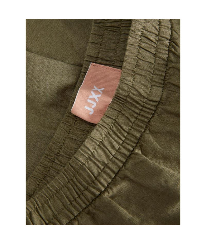 Pantalons Femme Jack And Jones poppy Linen Green
