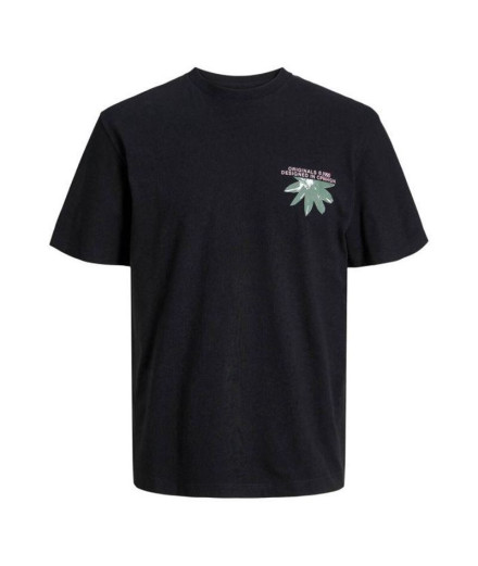 Camiseta Jack & Jones Jortampa Back Tee Ss Negro