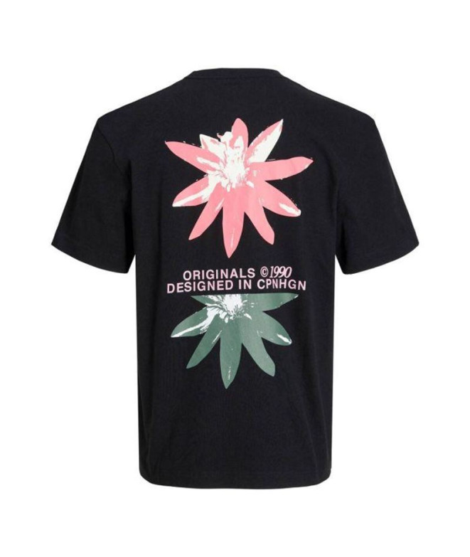 T-shirt Jack & Jones Jortampa Back Tee Ss Black