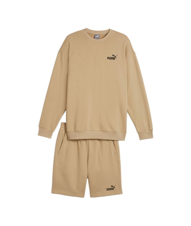 Chándal Puma Relaxed Seat Suit Beige Hombre