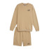 Chándal Puma Relaxed Seat Suit Beige Hombre
