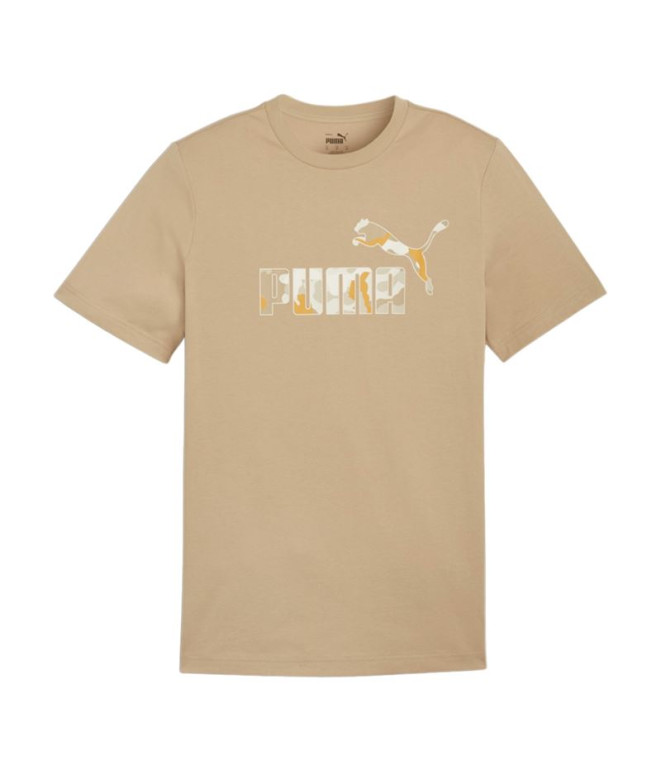 T-shirt Puma Essentials+ CAMO Graphic Beige Homme