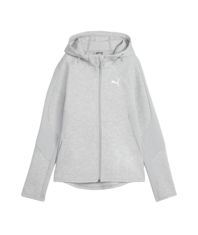 Veste Puma EVOSTRIPE FZ Gris Femme