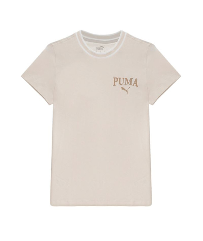 T-shirt Puma Squad Beige Femme