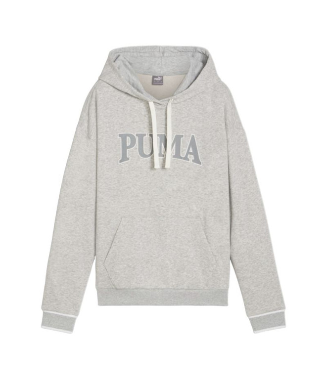 Moletom Puma Squad cinzento claro Mulher
