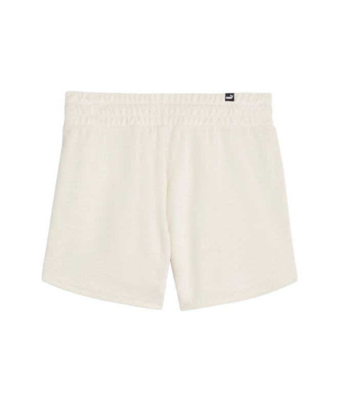 Pantalones Puma Essentials Elevated 5" Beige Mujer