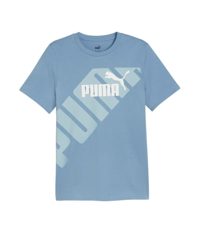T-shirt Puma POWER Graphic Blue Homme