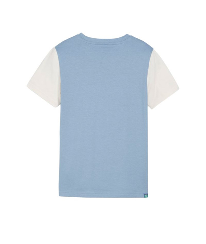 T-shirt Puma READY ET BETTER Blue Enfant