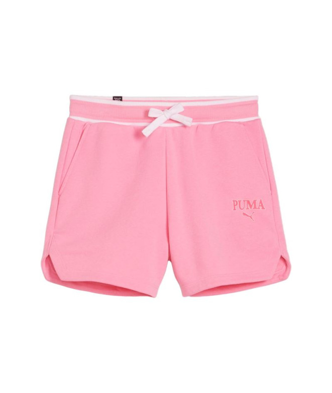 Pantalón Puma Squad G Rosa Infantil
