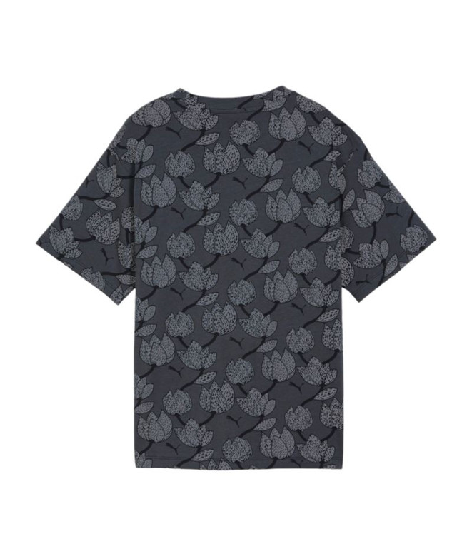 Camiseta Puma Essentials+ BLOSSOM AOP Negro Mujer