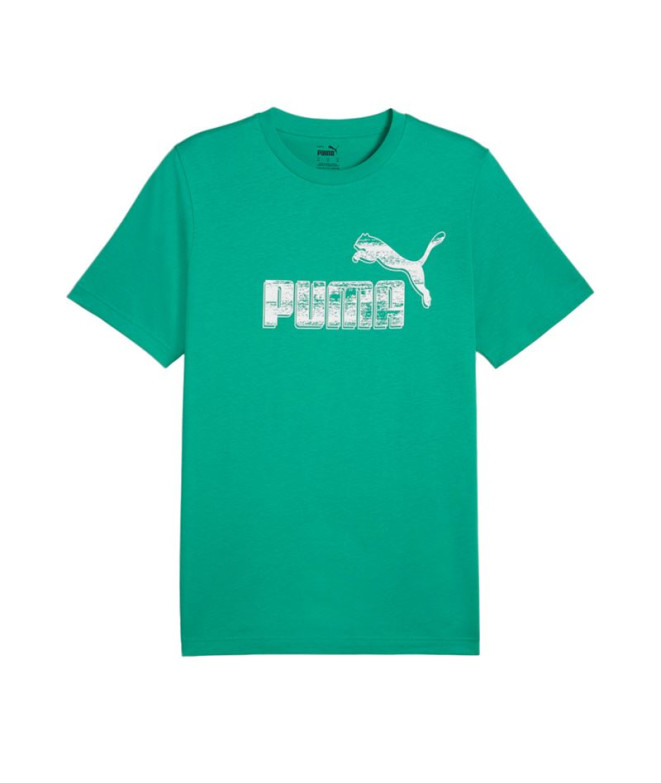 Camiseta Puma GRAPHICS No. 1 Verde Hombre