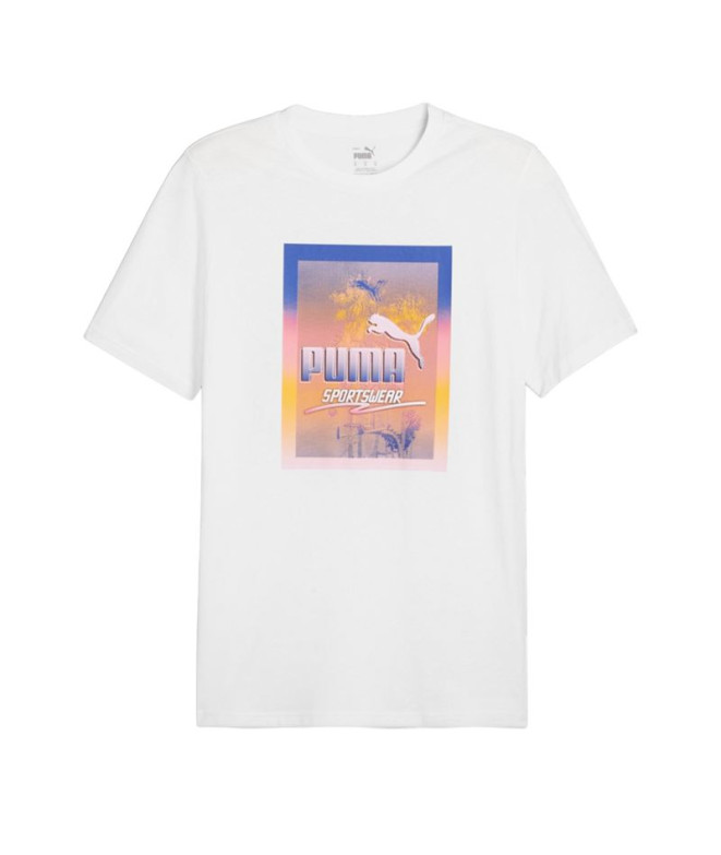 Camiseta Puma GRAPHICS Photoprint Blanco Hombre