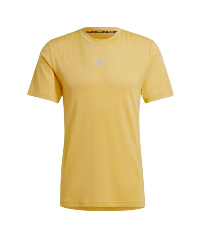 Camiseta de Fitness adidas Essentials Hiit Airchi Hombre Amarillo