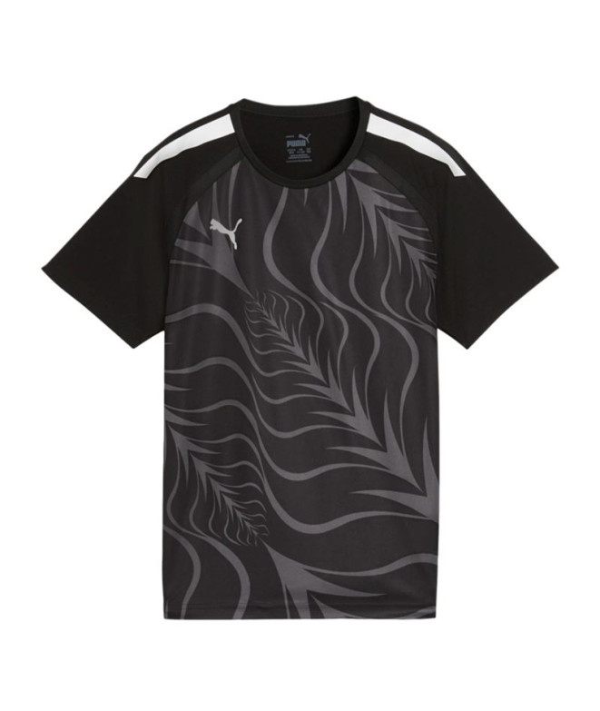 Camiseta de Fútbol Puma individualLIGA Graph Negro Infantil