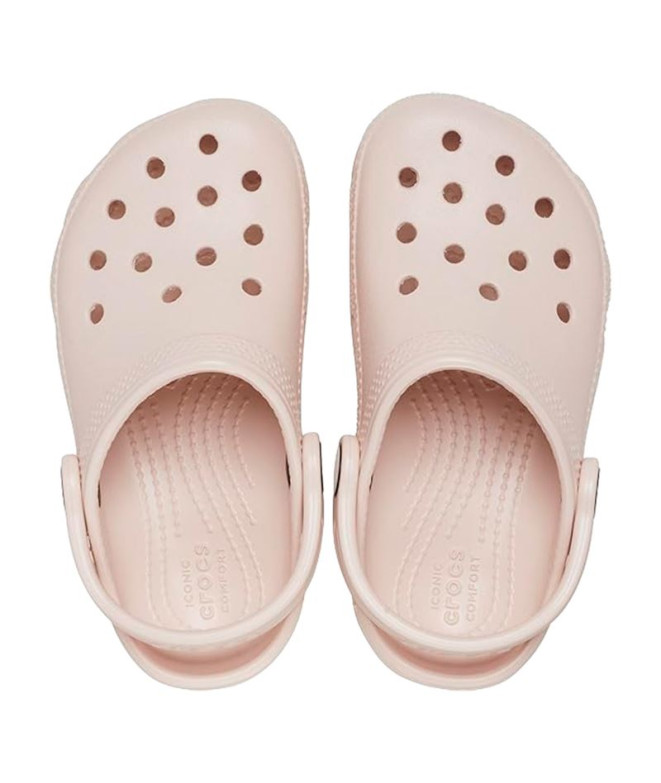 Tamancos Crocs Clássico Infantil Bege