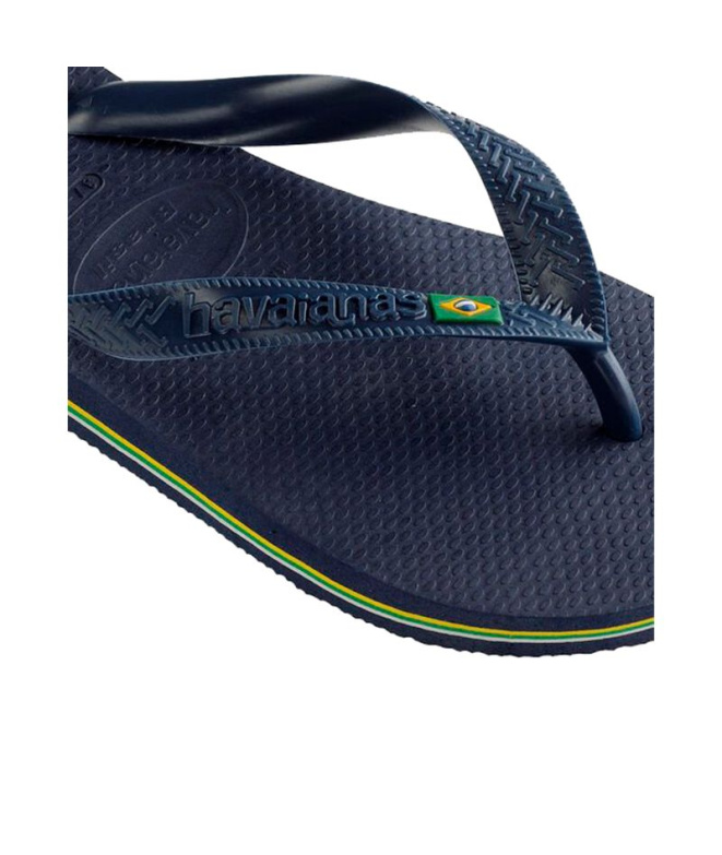 Chinelos Havaianas Brasil Homem Azul marinho
