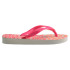 Chinelos Havaianas Flores Flux para crianças Infantil Branco/Rosa