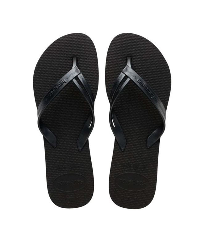 Chinelos Havaianas Elegância Preto Mulher