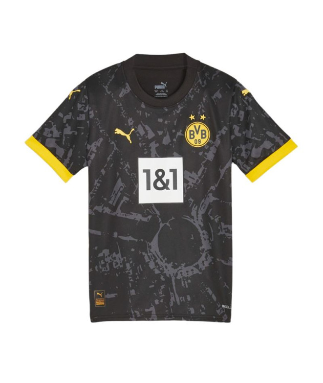 Camiseta de Fútbol Puma Borussia Dortmund 23/24 Away Repl Infantil
