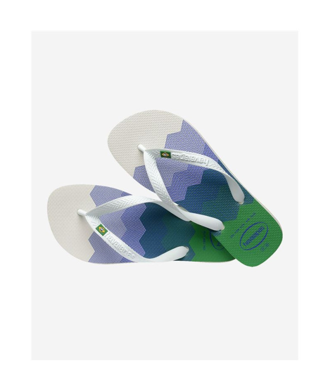 Tongs Havaianas Brésil Blanc frais Femme