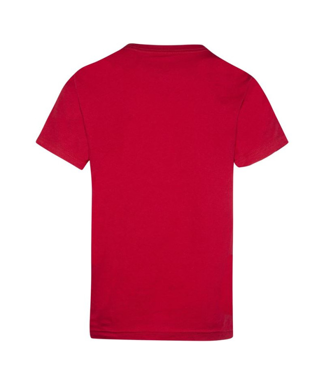 Camiseta Jordan Practice Flight Ss Niño Rojo