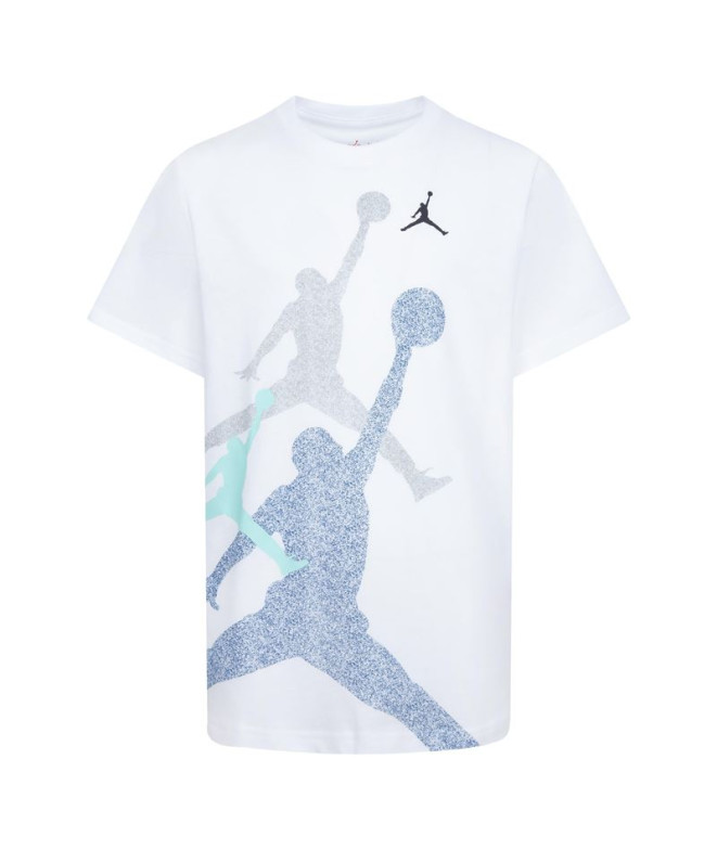 Camiseta Nike Jordan Infantil Blanco