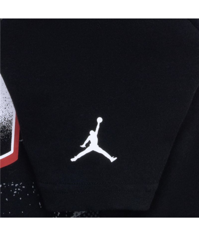 Camiseta T-shirt Jordan Infantil Preto
