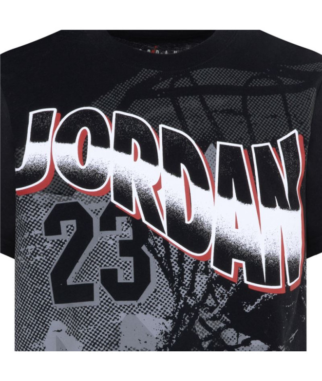 Camiseta T-shirt Jordan Infantil Preto