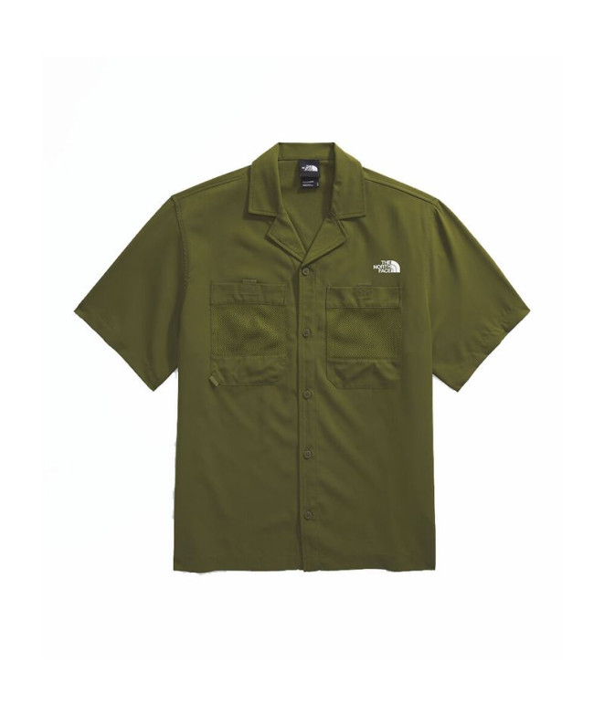 Camisa The North Face First Trail Camisa S/S Homem Verde